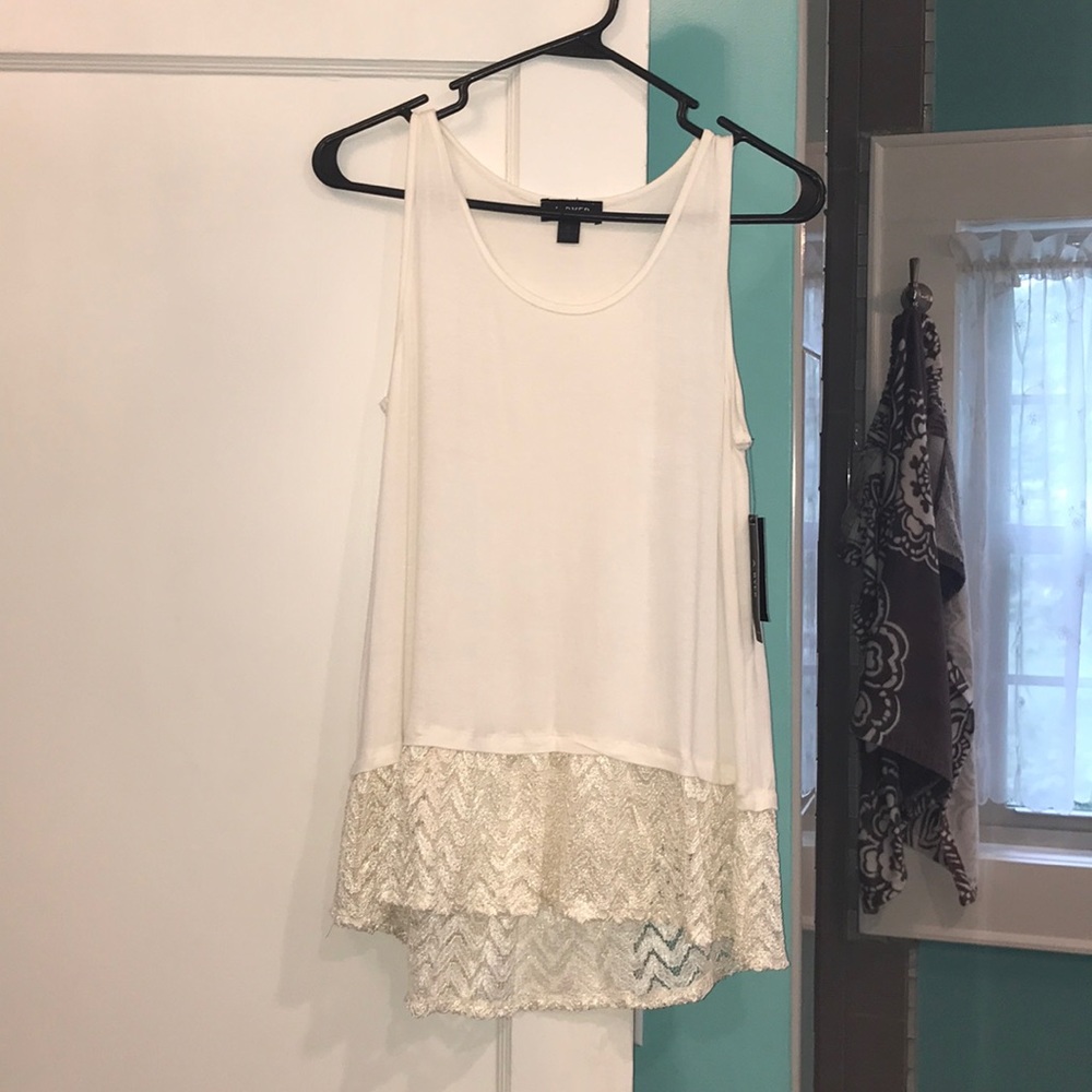 White A Byer tank top